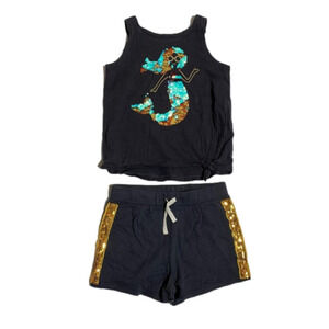 CARTER’S girls 6-7Y matching shorts and tank top